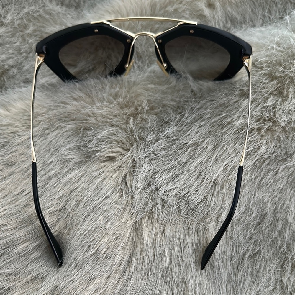 Prada Black Bold Framed Sunglasses - Picture 4 of 5